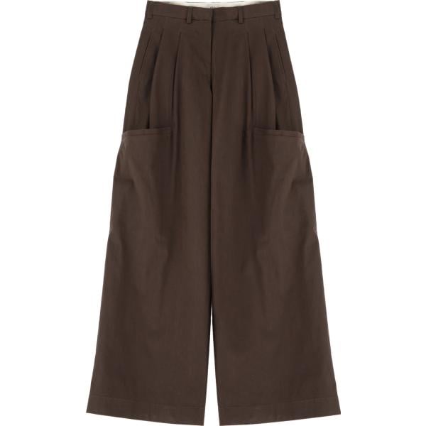 pantaloni a palazzo Dixie marrone