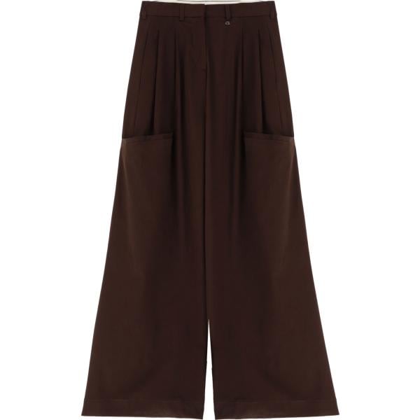 pantaloni a palazzo Dixie marrone