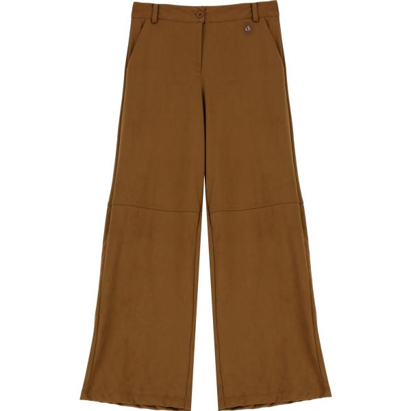 pantaloni a palazzo Dixie marrone