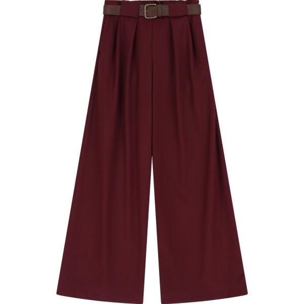 pantaloni a palazzo Dixie rosso