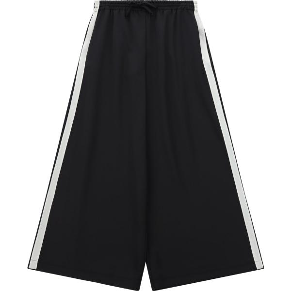 pantaloni Dixie nero a righe