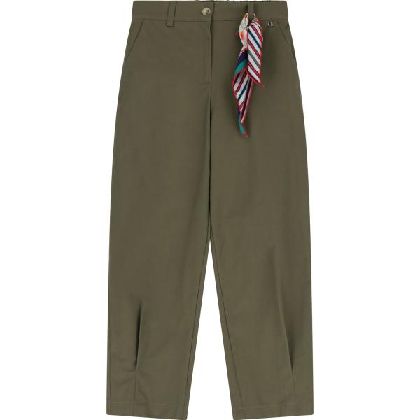 pantaloni chino Dixie marrone tinta unita