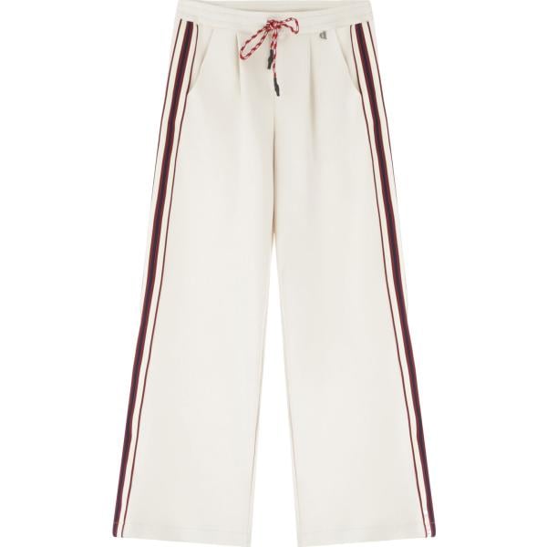 pantaloni Dixie bianco a righe