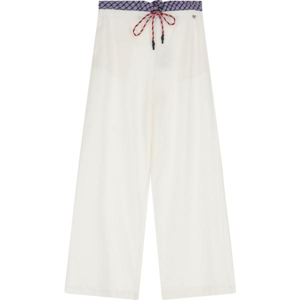 pantaloni Dixie bianco con stampe