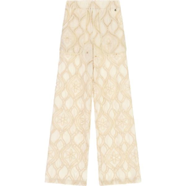 pantaloni a palazzo Dixie marrone