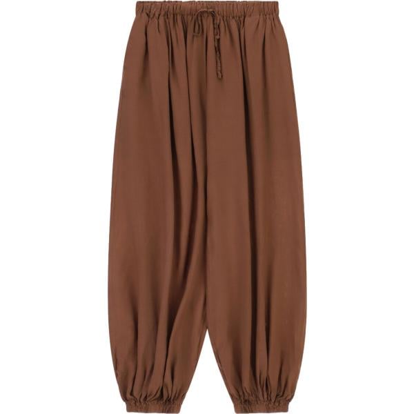 pantaloni a palazzo Dixie marrone