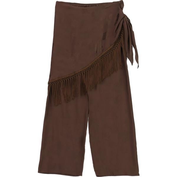 pantaloni a palazzo Dixie marrone a fiori