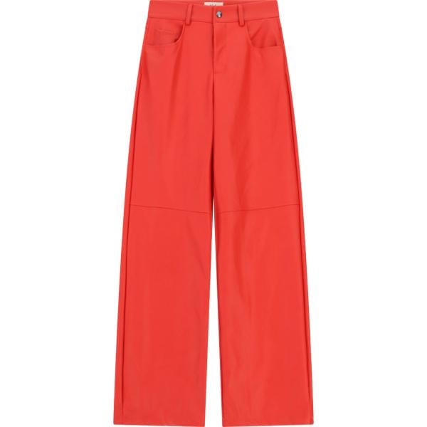 Pantaloni da donna in rosso classico a vita alta Dixie