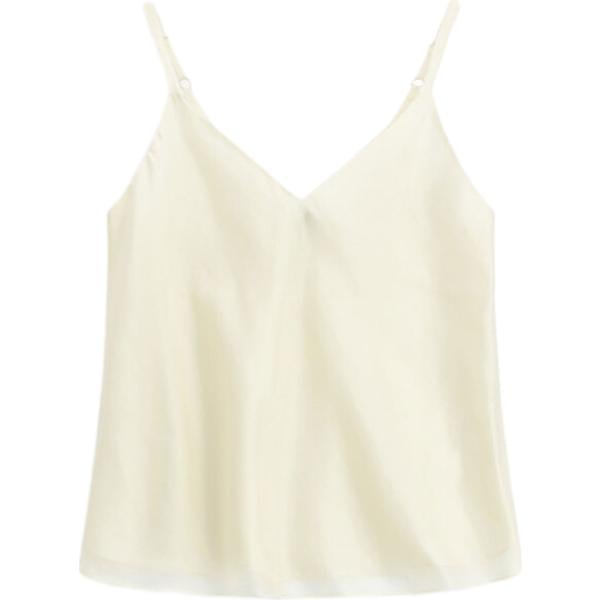 top Dixie bianco tinta unita