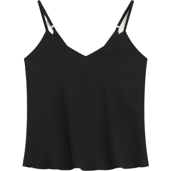 top Dixie nero tinta unita