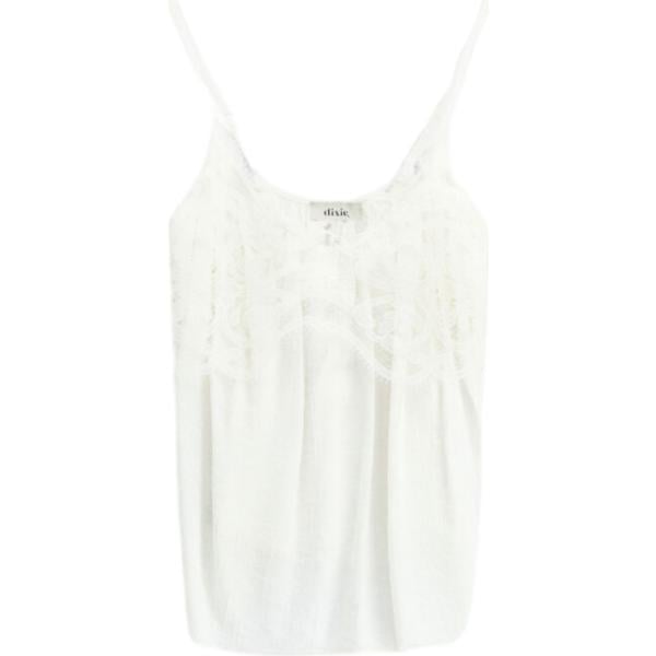 top Dixie bianco