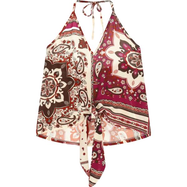 top Dixie multicolore con stampe