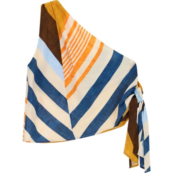 top Dixie multicolore a righe