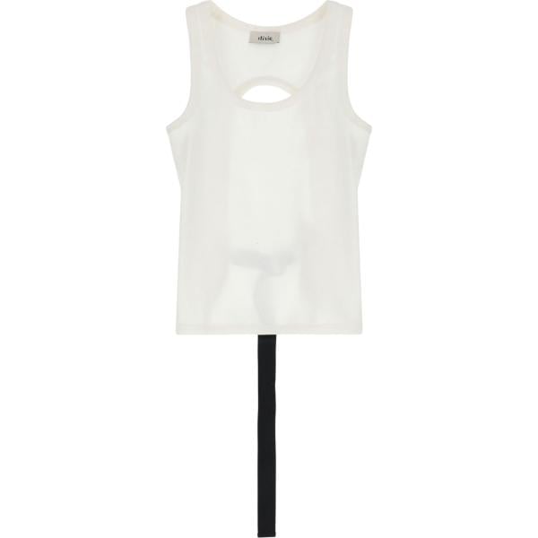 top Dixie bianco