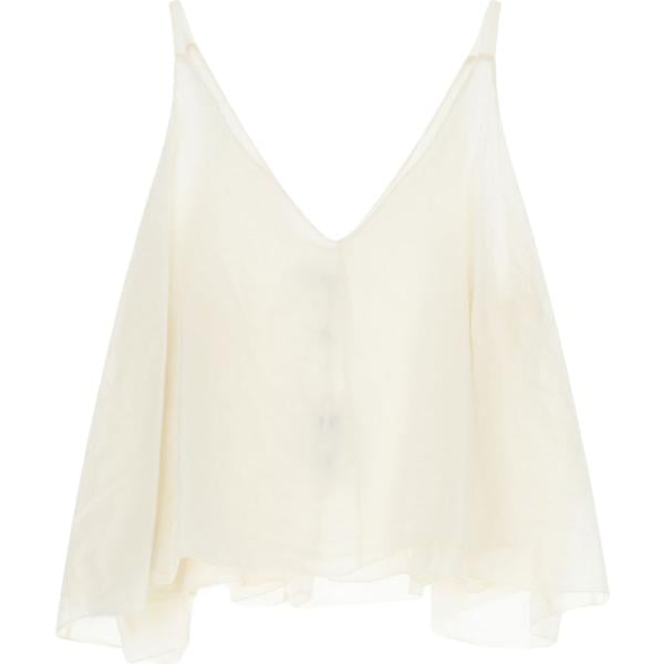 top Dixie bianco