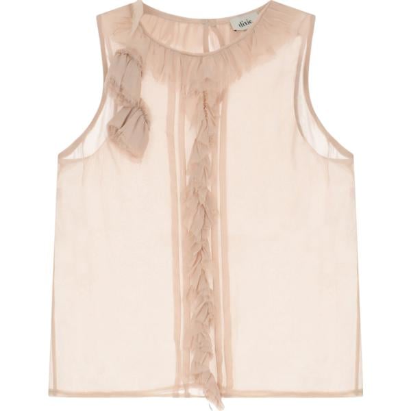 top Dixie bianco
