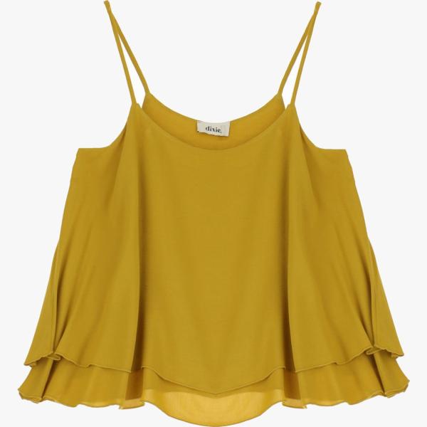 canottiere Dixie marrone tinta unita