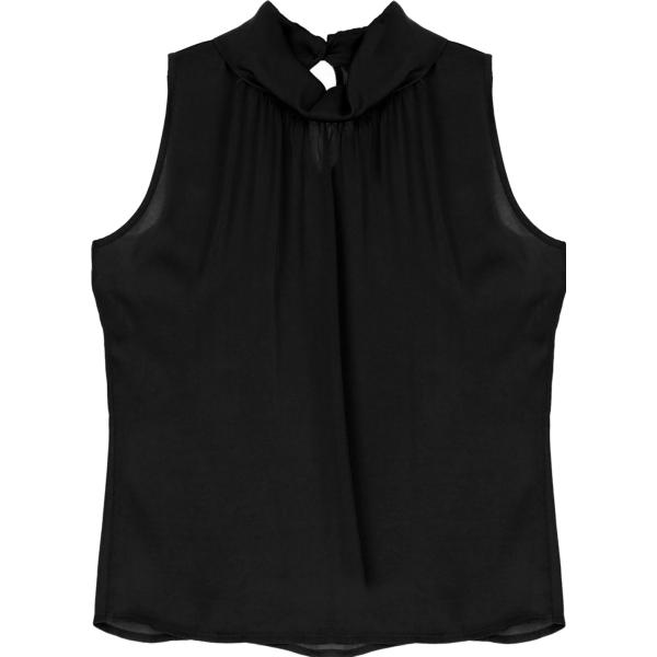 canottiere Dixie nero tinta unita