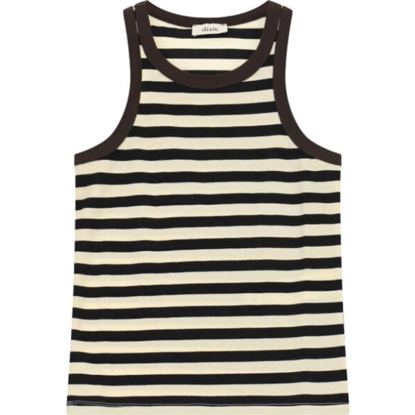 top Dixie multicolore a righe