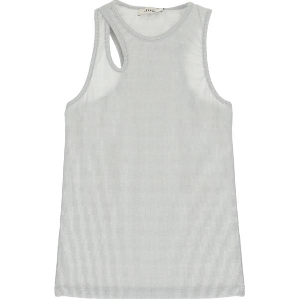top Dixie grigio tinta unita