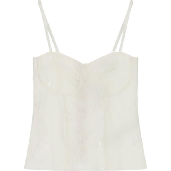 top Dixie bianco