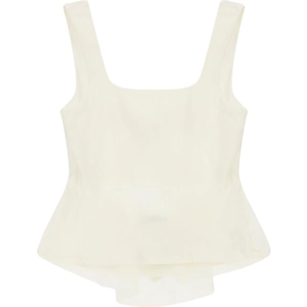 top Dixie bianco