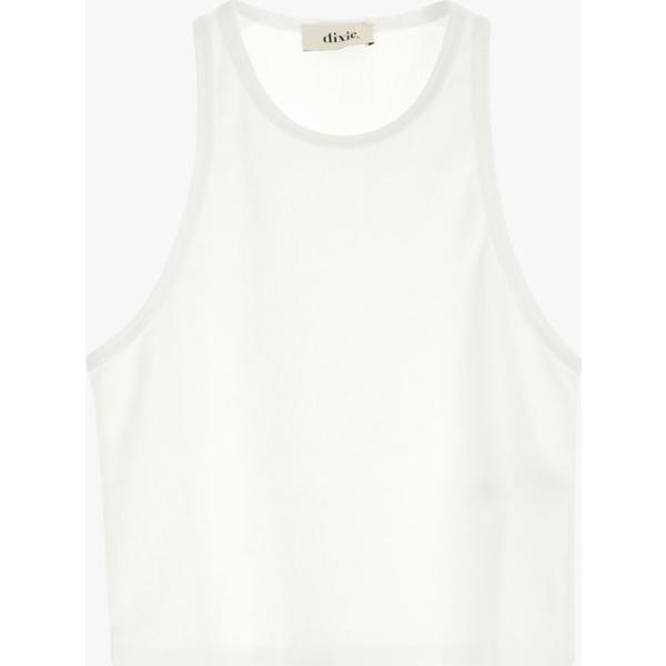 top Dixie bianco tinta unita