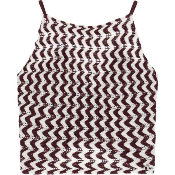 top Dixie multicolore con stampe