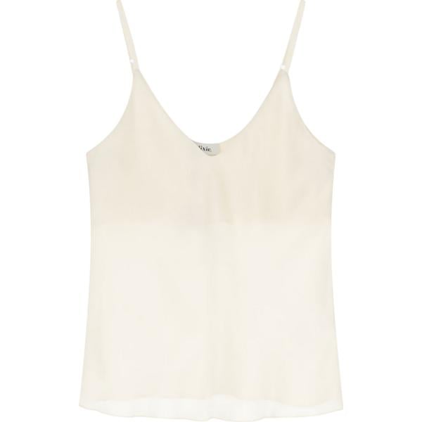 top Dixie bianco tinta unita