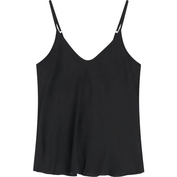 top Dixie nero tinta unita