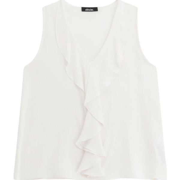 top Dixie bianco