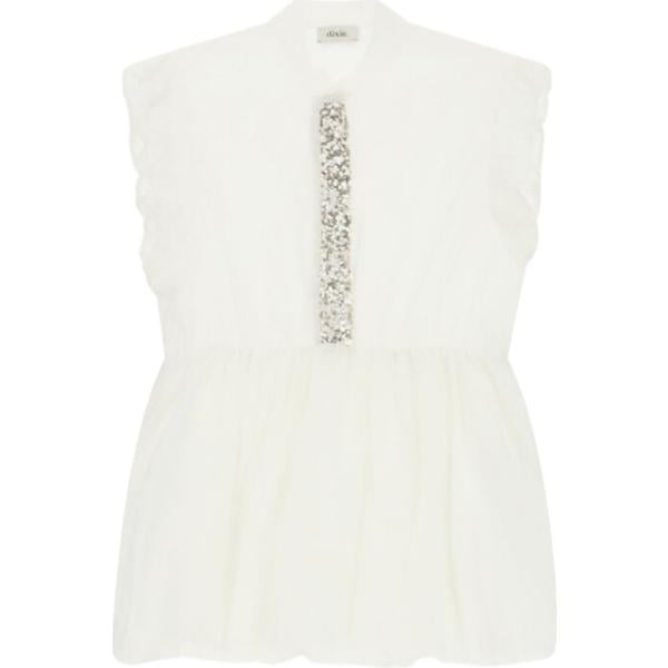 top Dixie bianco