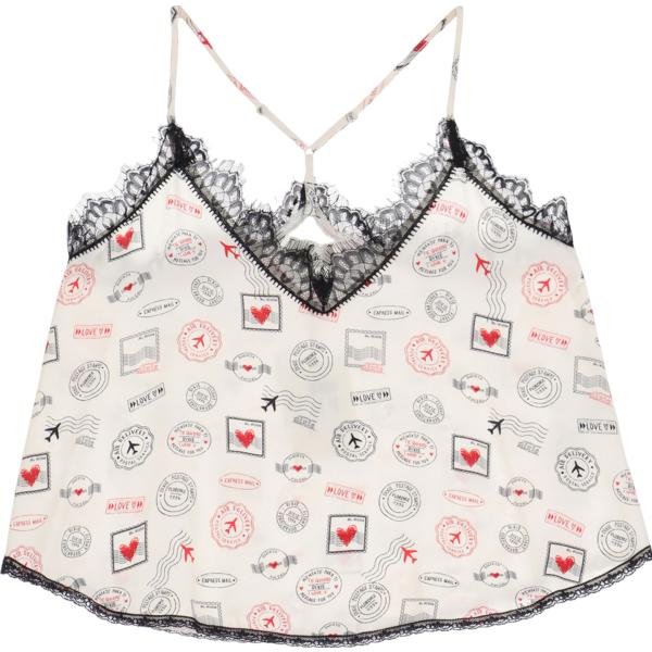 top Dixie bianco