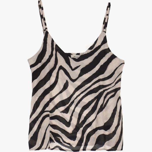 canottiere Dixie multicolore animalier