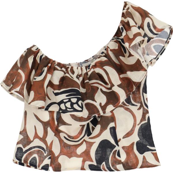 top Dixie multicolore a fiori