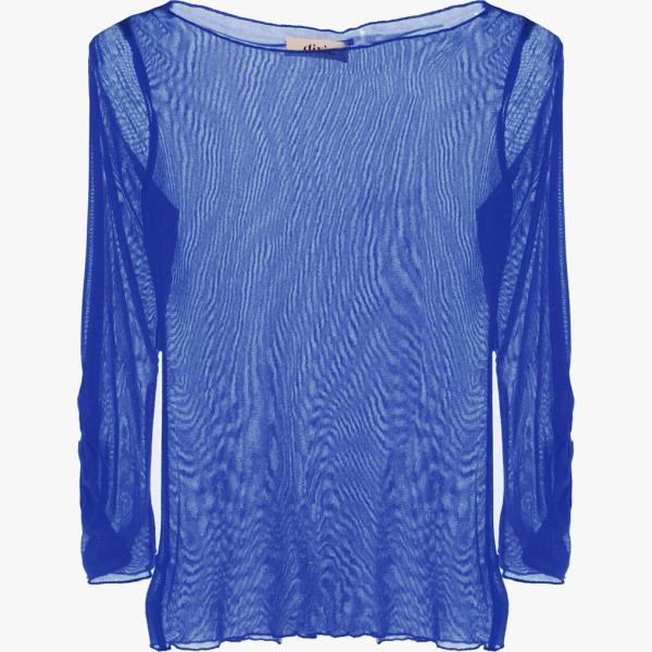 maglieria Dixie blu tinta unita