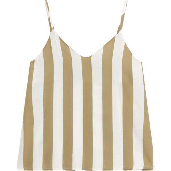 top Dixie multicolore a righe