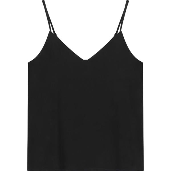 top Dixie nero a fiori