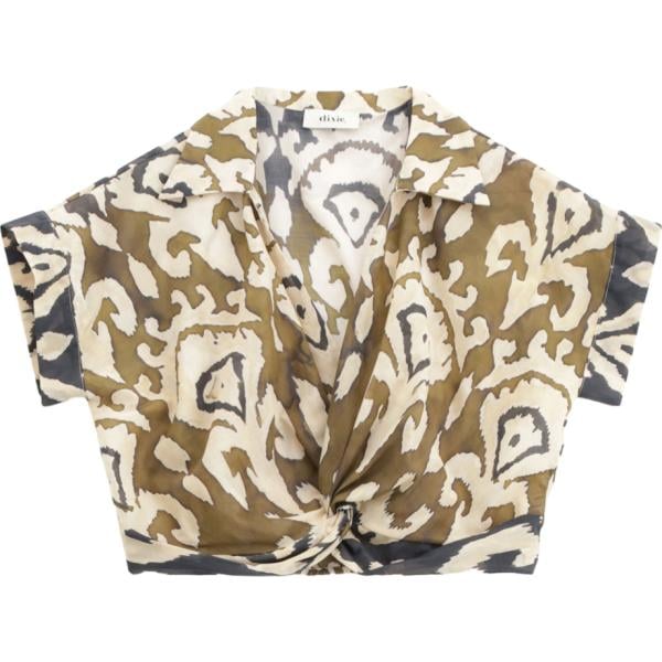 top Dixie multicolore con stampe