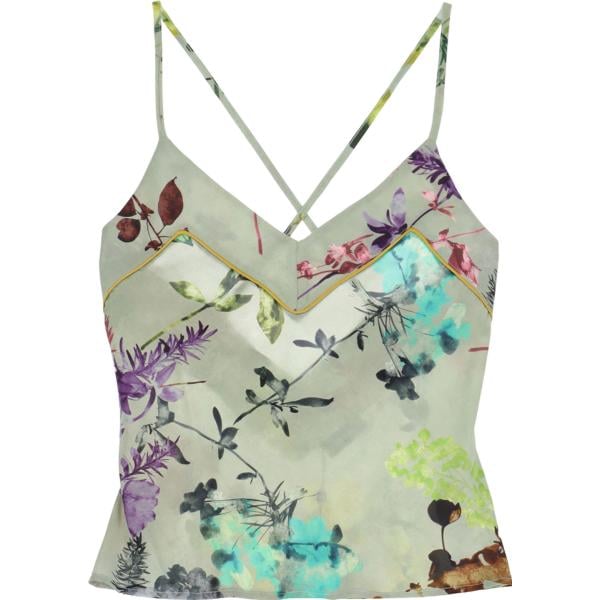 canottiere Dixie marrone con stampe