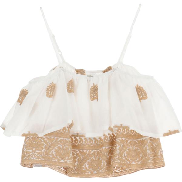 top Dixie bianco