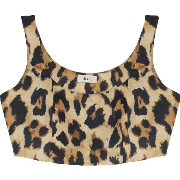 top Dixie multicolore animalier
