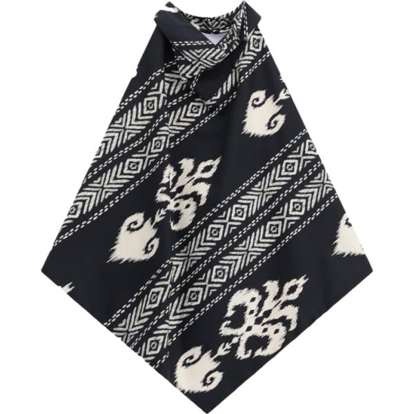 top Dixie nero geometrica