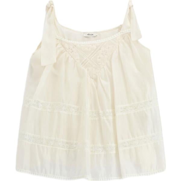 top Dixie bianco