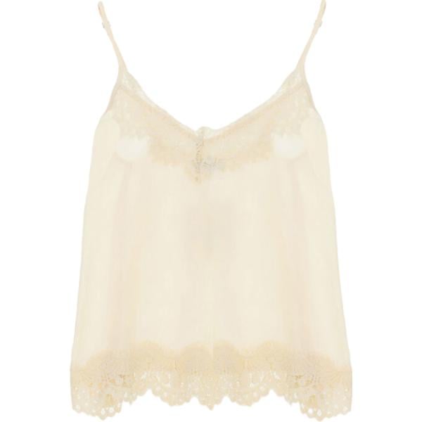 top Dixie bianco a fiori