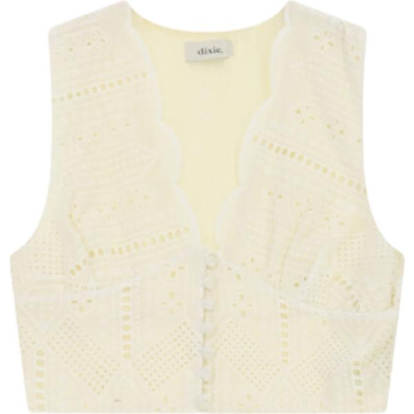 top Dixie bianco