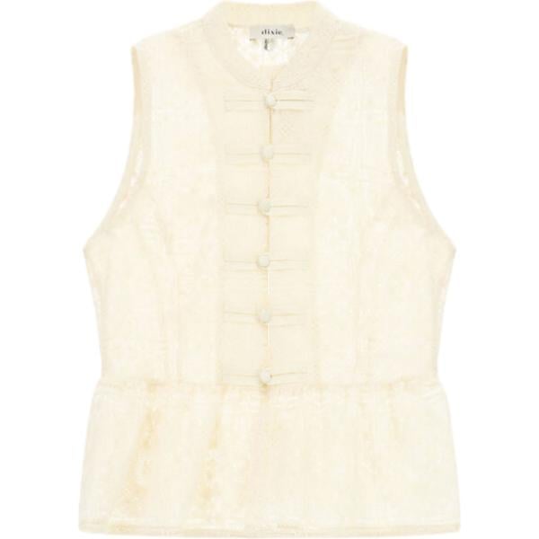 top Dixie bianco