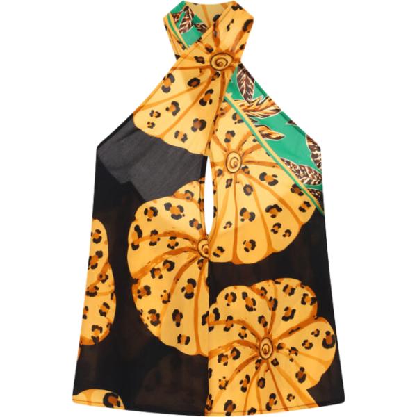 top Dixie multicolore a fiori