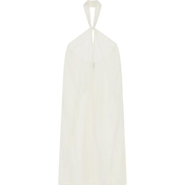 Top da donna in bianco avorio con scollo Dixie