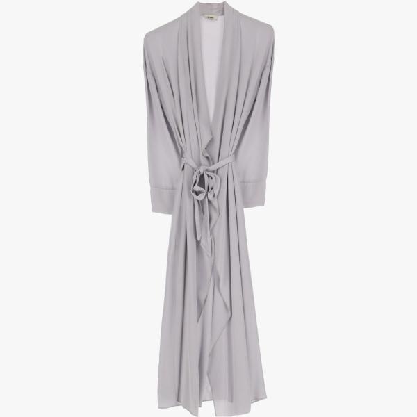 trench Dixie grigio tinta unita
